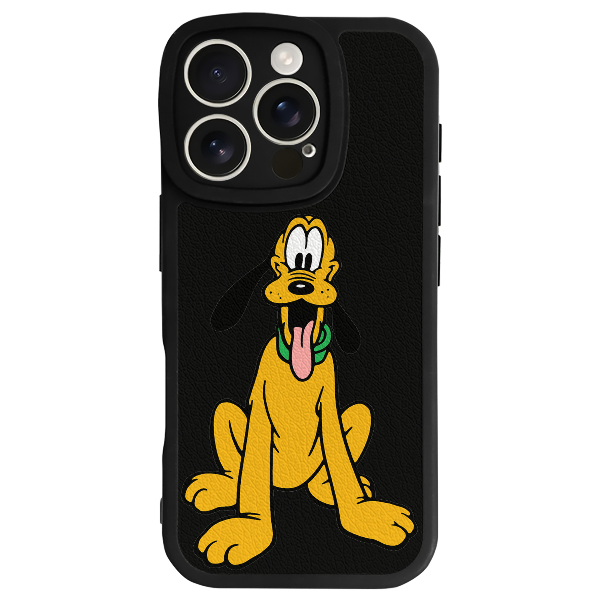 （画像用） ミッキーマウス Mickey Mouse 【iPhone 16シリーズ対応】シリコンスマホケース（レザー調） 材質：シリコン